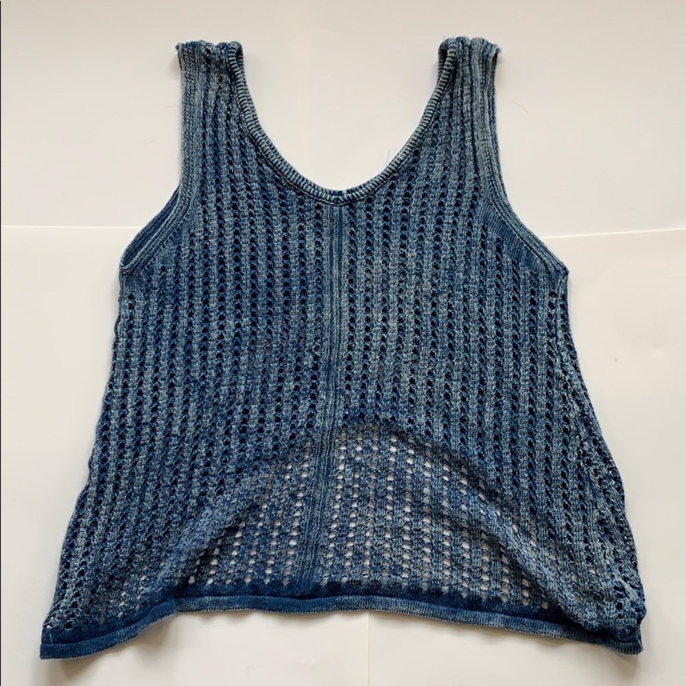 Bella Dahl Open Knit Swing Tank